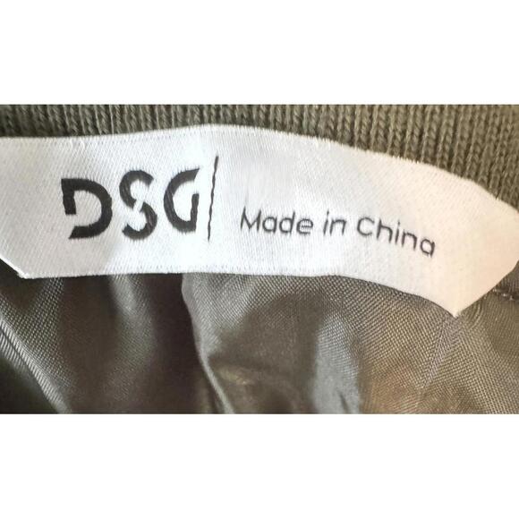 DSG  Long Bomber Rain Repellent Jacket Womens XL Olive Green NEW NWT - Picture 4 of 8